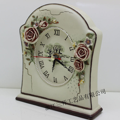 【【廠家直銷】供應(yīng)歐式樹脂座鐘/小鬧鐘 田園風(fēng)格 家居擺件裝飾】?jī)r(jià)格,廠家,圖片,塑料、樹脂工藝品,沈立明(個(gè)體經(jīng)營(yíng))-